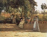 In the wine bower Silvestro lega